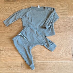 Quincy Mae Set in Sage Green